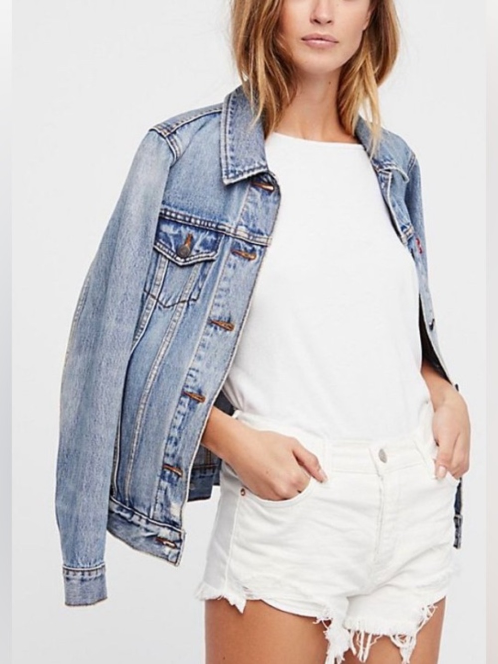 We The Free Loving Good Vibrations Cutoffs Shorts